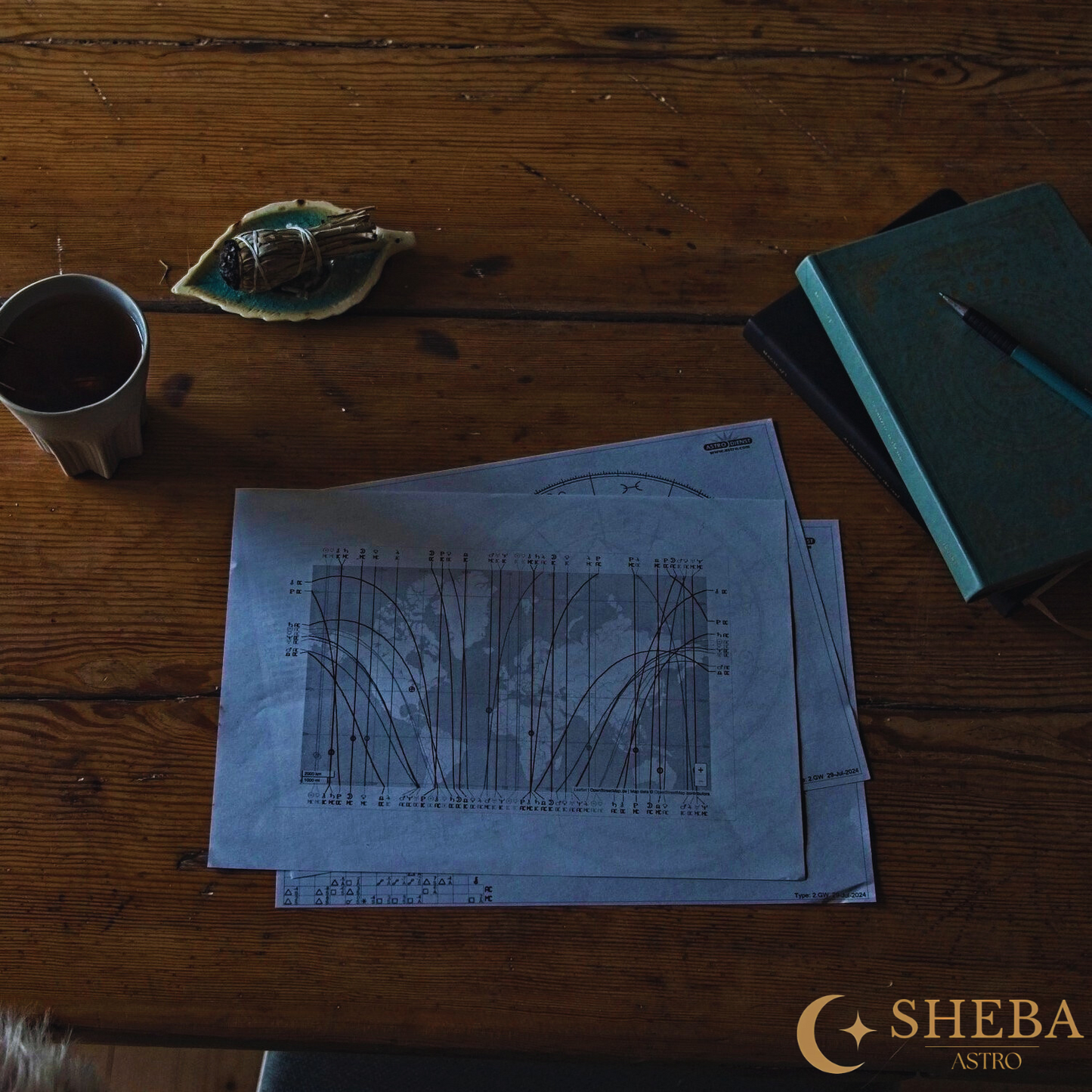 Lectura Astrocartografía - Tú energía en el mundo